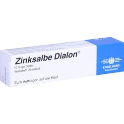Schachtel mit Zinksalbe zur Hautpflege.